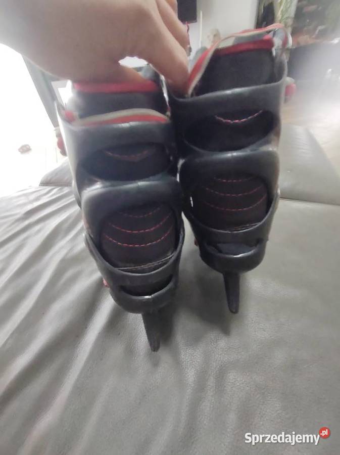Łyżwy hokejowe regulowane 3437 Gliwice sprzedam