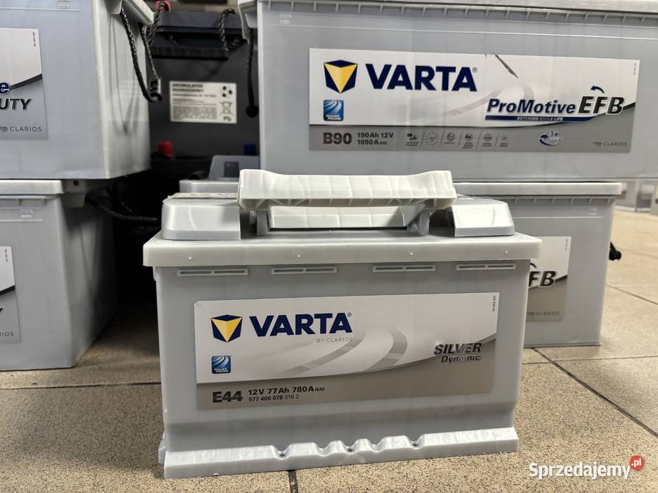 Akumulator 77ah 780a Varta E44 łódzkie Zduńska Wola