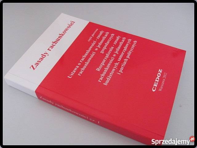 Zasady rachunkowości GraumanWtulich CEDOZ Płock