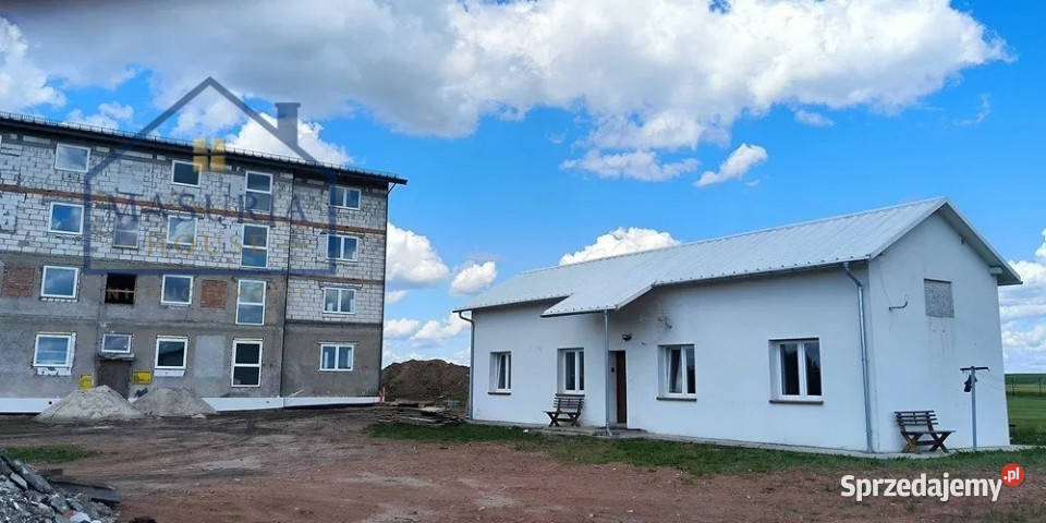 Blok mieszkalny w trakcie budowy Mikołajki