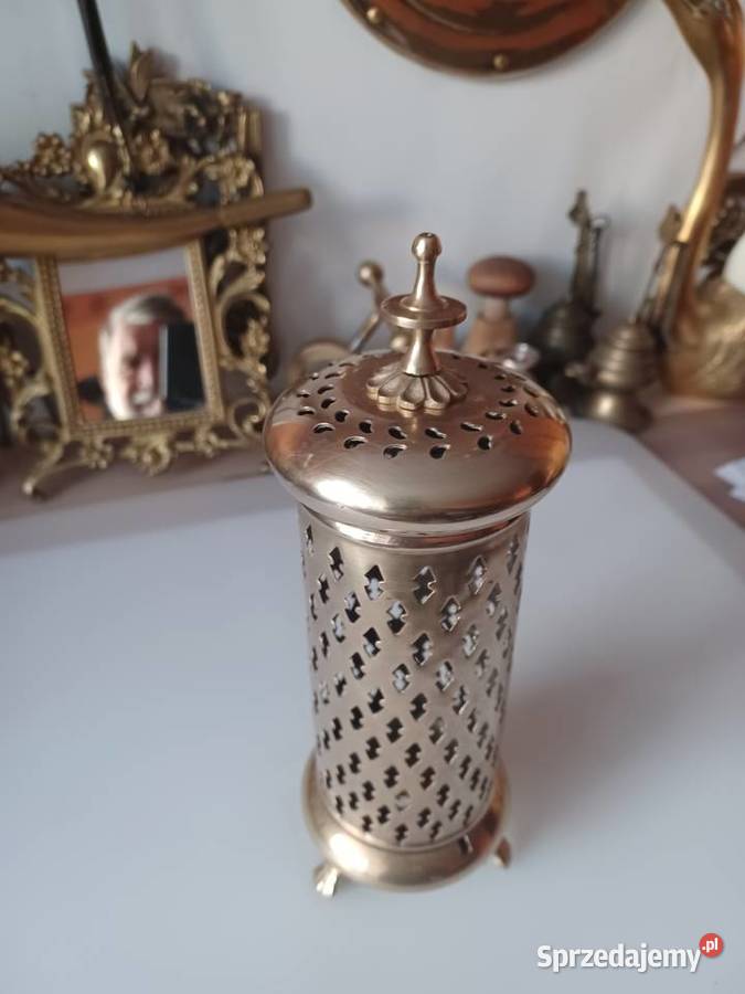 Piękny mosiężny orientalny lampion wielkopolskie Poznań