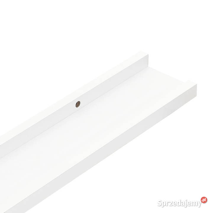 Półki ścienne na zdjęcia 2 białe 60x9x3 MDF Półki Warszawa