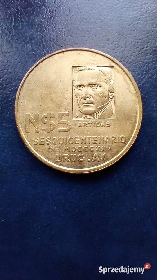 Stare monety 5 peso 1975 Urugwaj Lesko sprzedam