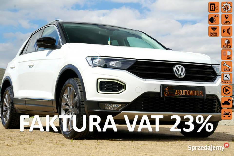 Volkswagen TRoc FUL LED automat DSG blis NAWI immobilizer Otmuchów