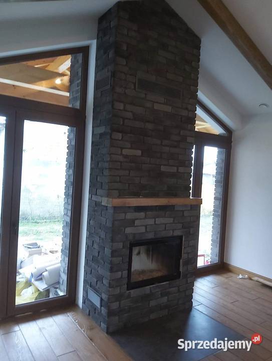 Płytki z cegły grafitowe Warszawa