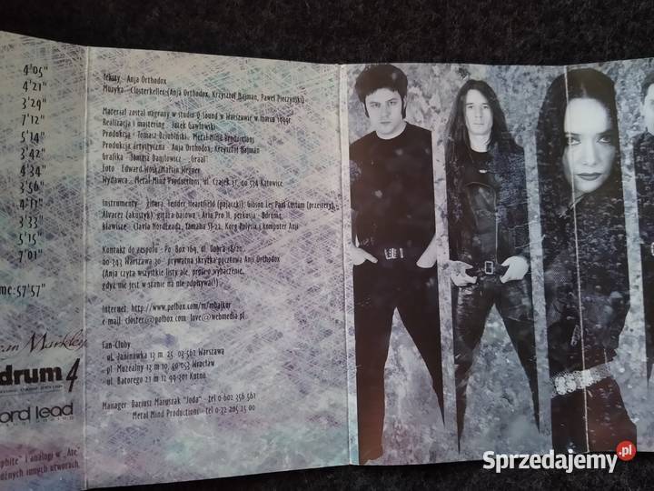 MC cassette cover Closterkeller graphite Gdańsk sprzedam