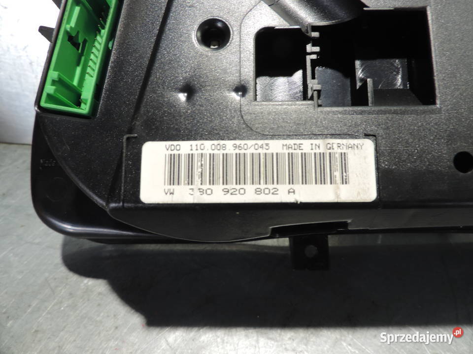 LICZNIK ZEGAR PASSAT B5 19 TDI 3B0920802A Rok produkcji 1999 Nowy Sącz sprzedam