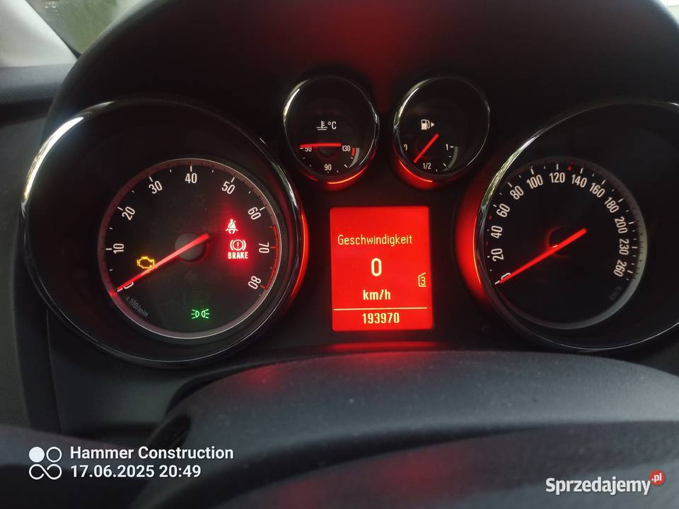 Opel Astra J kombi benzyna Głogów Małopolski