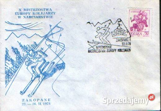 Kop Okol X M E Kolejarzy w Narciarstwie 1978 Gliwice sprzedam
