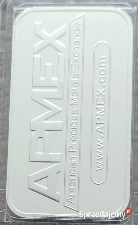 Sztabka srebra USA APMEX1 Oz trojańska 0999