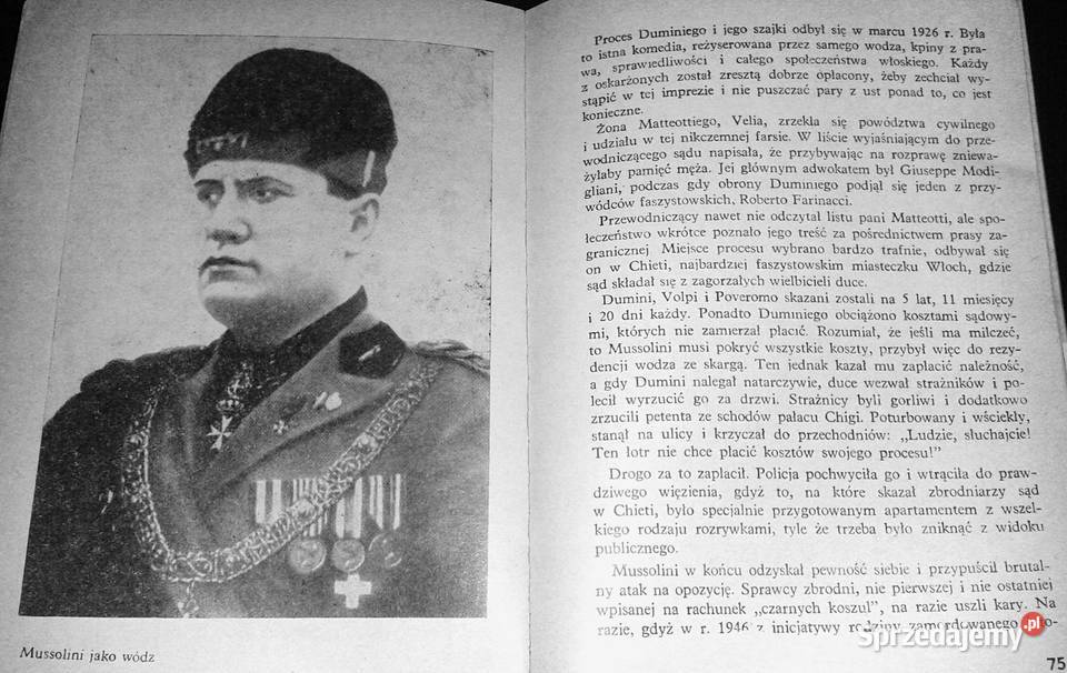 Mussolini Marek Borucki