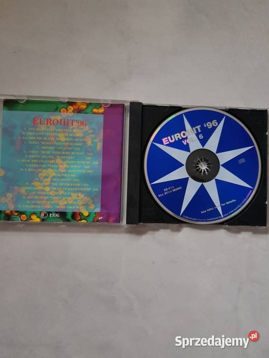 eurohit 96 vol 6 euro hit 1996 vol 6 unikat 1 płyta Kielce