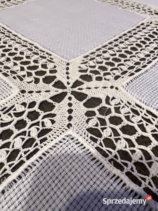 Obrus szydełkowy rękodzieło sprzedam