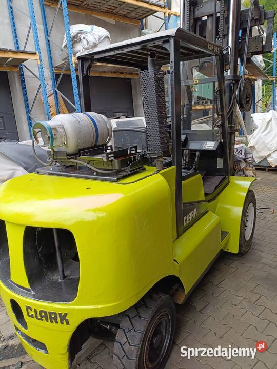 Wózek widłowy Clark 5 ton LPG przesuw boczny Maków Podhalański
