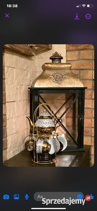 129 Zestaw herbaciany 6 filiżanek ze spodkiem Filiżanki i spodki Zabrze sprzedam