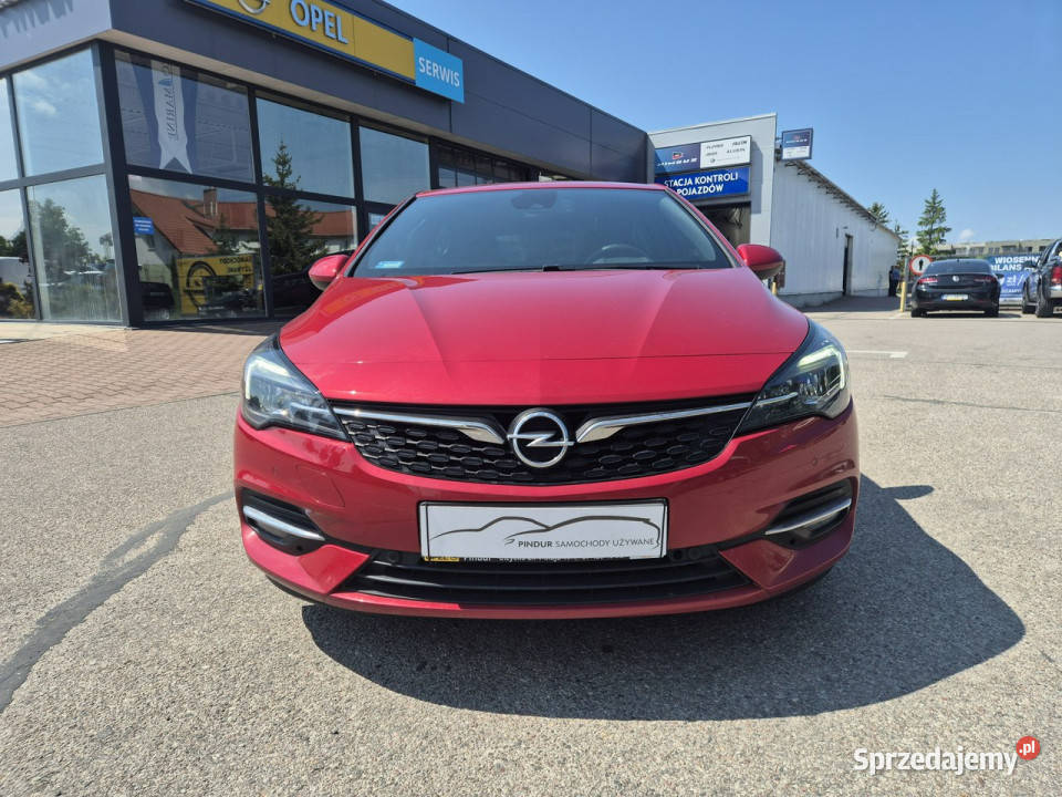 Opel Astra K 20152021 bordowy Giżycko
