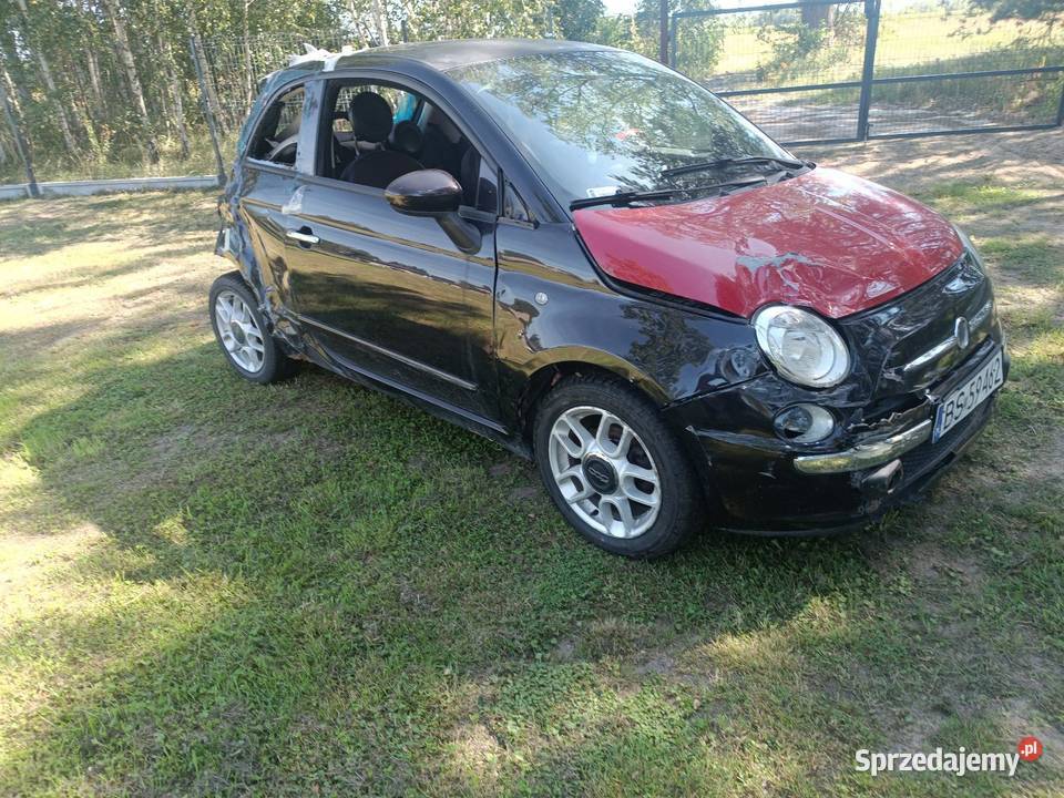 Fiat 500 uszkodzony na sprzedasz o czujnik deszczu