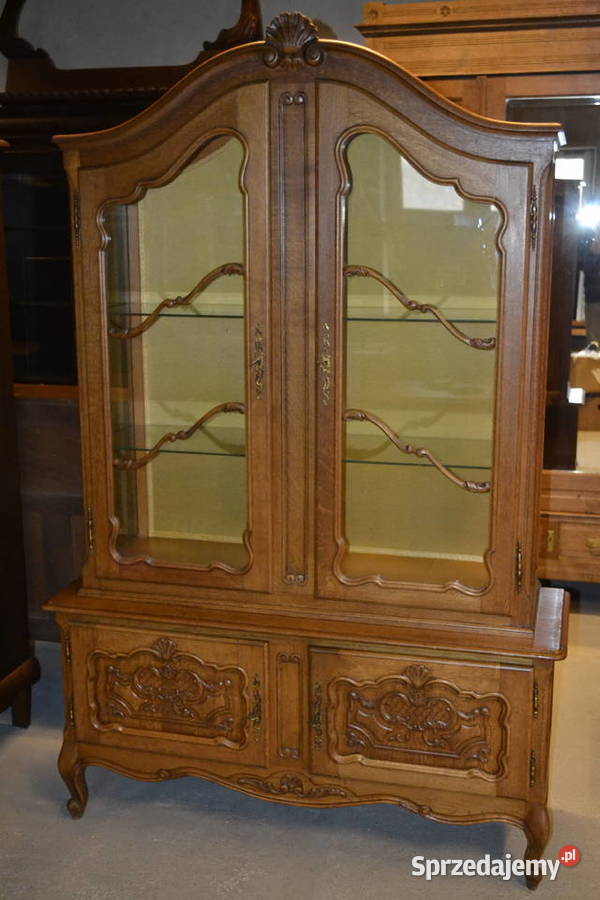 witryna serwantka ludwikowska dąb Meble Będzin