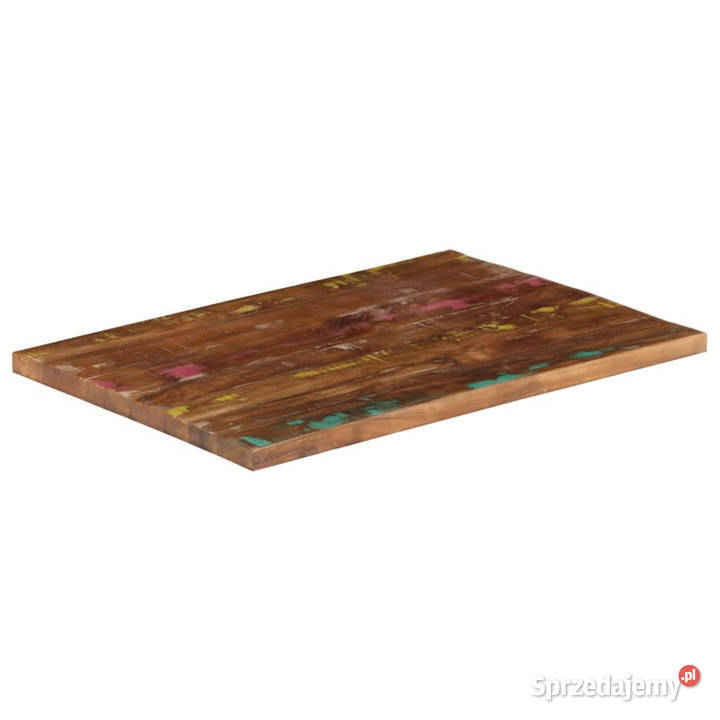 Blat stołu 90x50x38 prostokątny lite drewno z