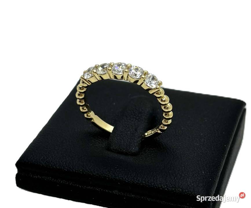 Nowy Złoty Pierścionek pr 585 296g R17 warmińsko-mazurskie Elbląg