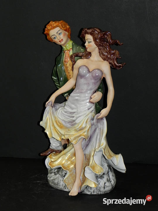 Roceram porcelana grupa figuralna Walc 2 kolory Środa Wielkopolska sprzedam
