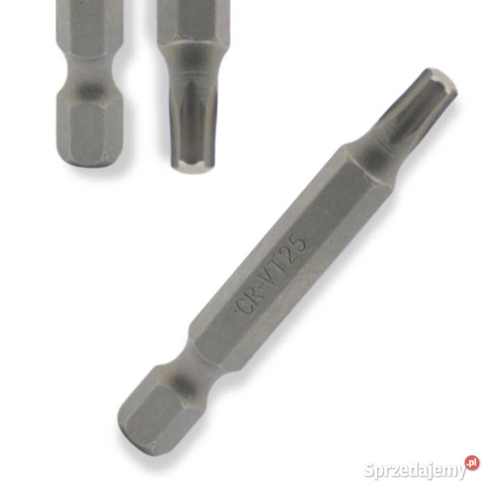 Grot TORX T25 50 mm Bit do Śrub do Wkrętarki 5 Gdów sprzedam