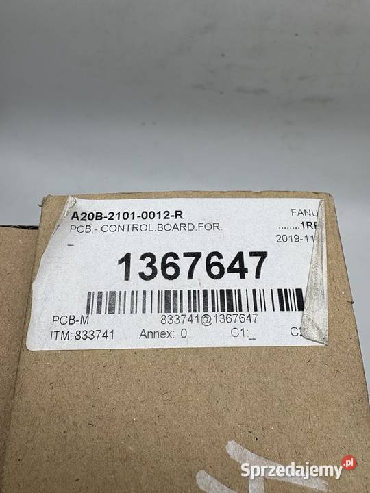 Fanuc A20B21020012 Control Board Warszawa