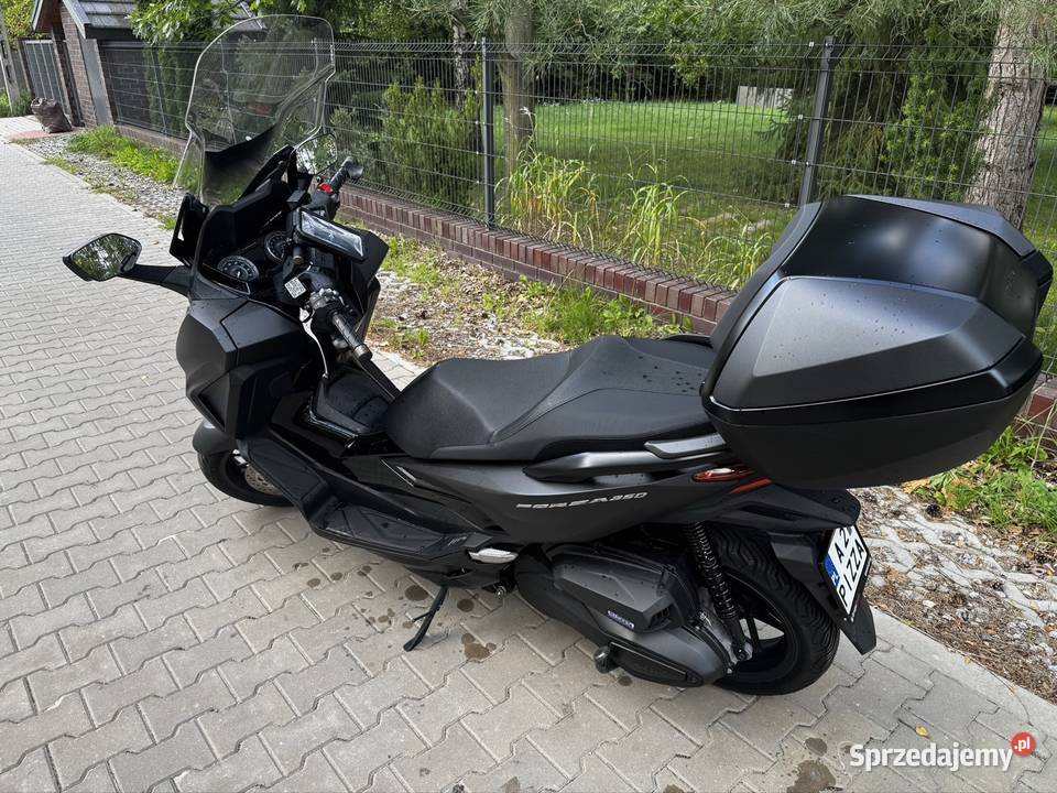 Honda Forza 350 salon wydech GPR szyba Kappa kufry mazowieckie Grodzisk Mazowiecki