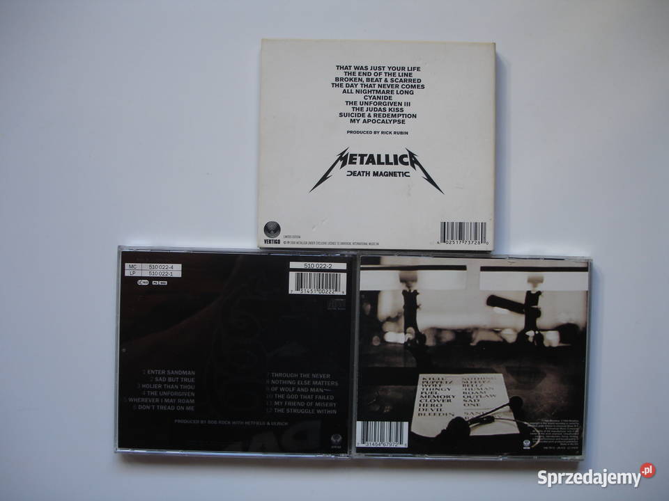 METALLICA płyty CD Zielona Góra