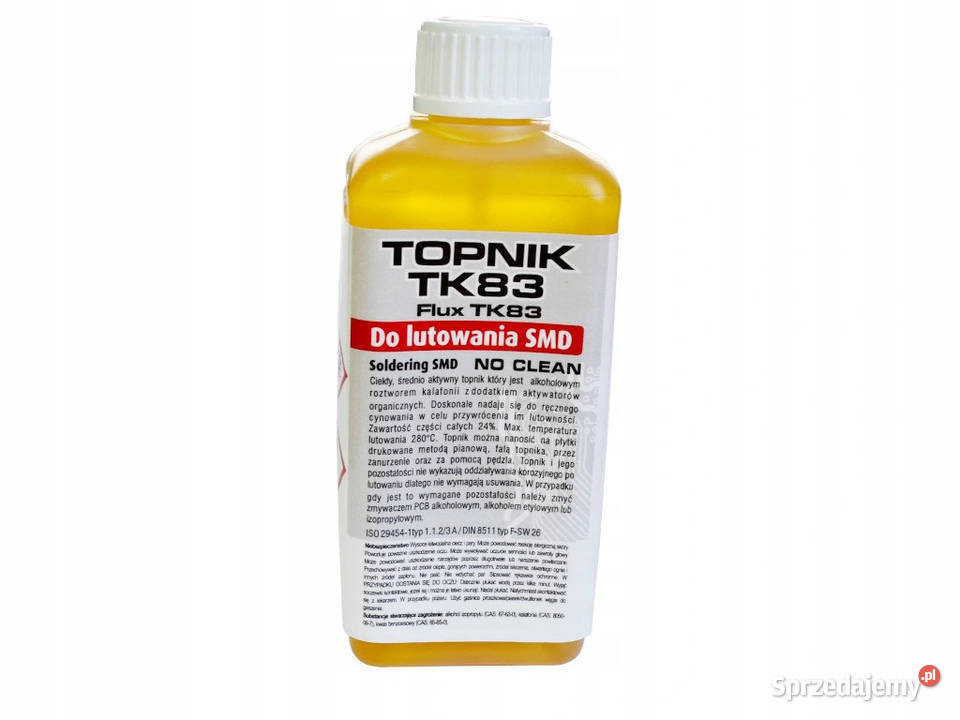 Topnik TK83 100ml no clean do lutowania SMD Katowice
