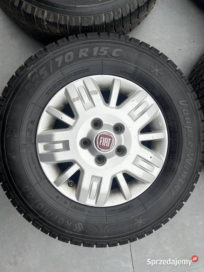 Felgi z oponami wzmacniane R15 Fiat Ducato 0KM pomorskie sprzedam