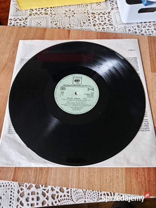 Michael Jackson Bad CBS Supraphon 1989 Kraków