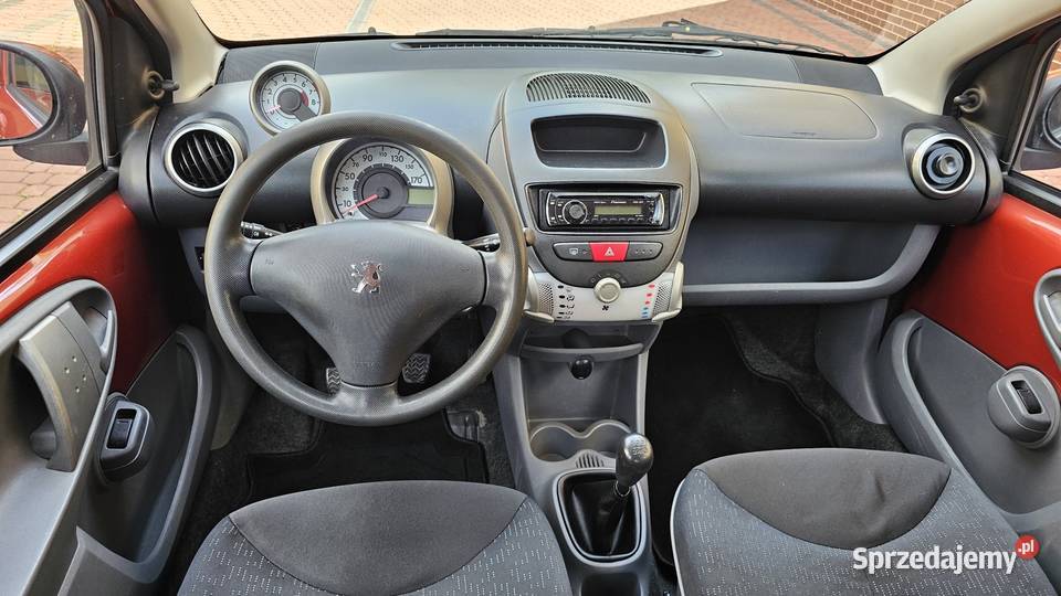 Peugeot 107 10 68 2009r z Francji Opłacony Sanok 68KM podkarpackie Zarszyn