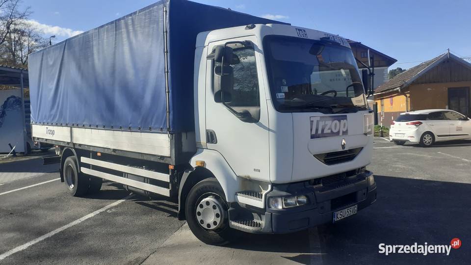 Renault midlum 250 man Iveco scania daf Plandeki małopolskie Sucha Beskidzka