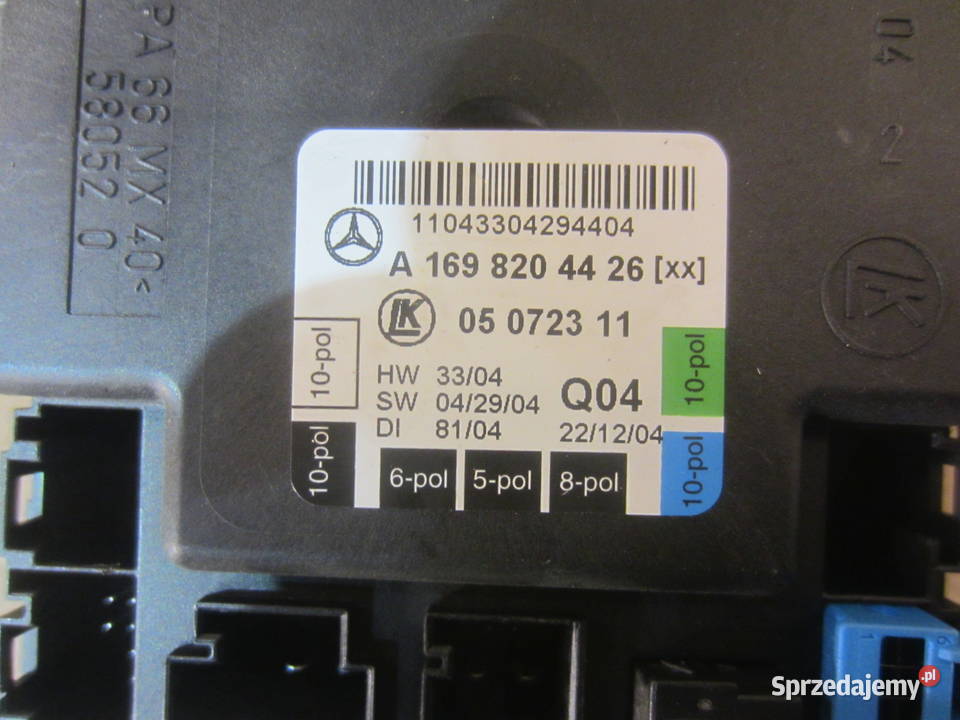 Moduł komfortu A1698204426 mercedes a w169 Części samochodowe Szczecin