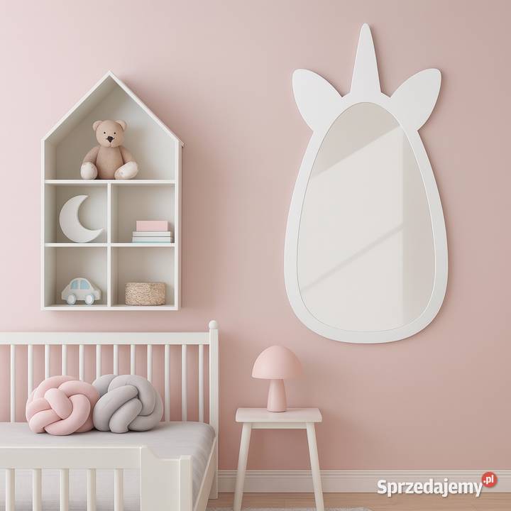 Lustro dekoracyjne ścienne dziecka w ramie mdf Warszawa