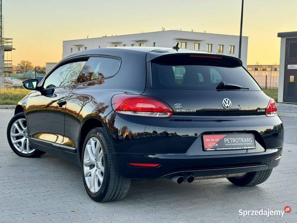Volkswagen Scirocco 20 TDI 140 Tempomat Alufelgi światła przeciwmgielne Mrągowo