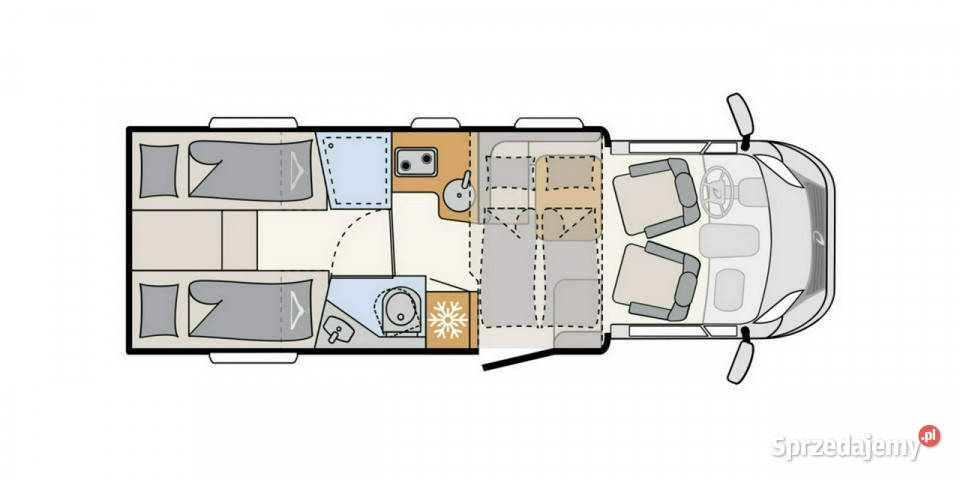 samochody kempingowe Dethleffs Just Go T7055 EB Rok produkcji 2025 Janki