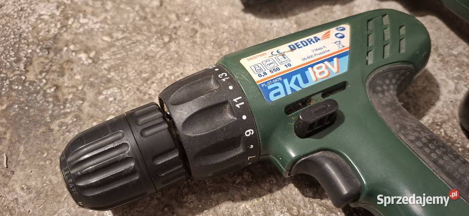 2 Wkrętarki DEDRA 12V i 18V komplet Zielona Góra
