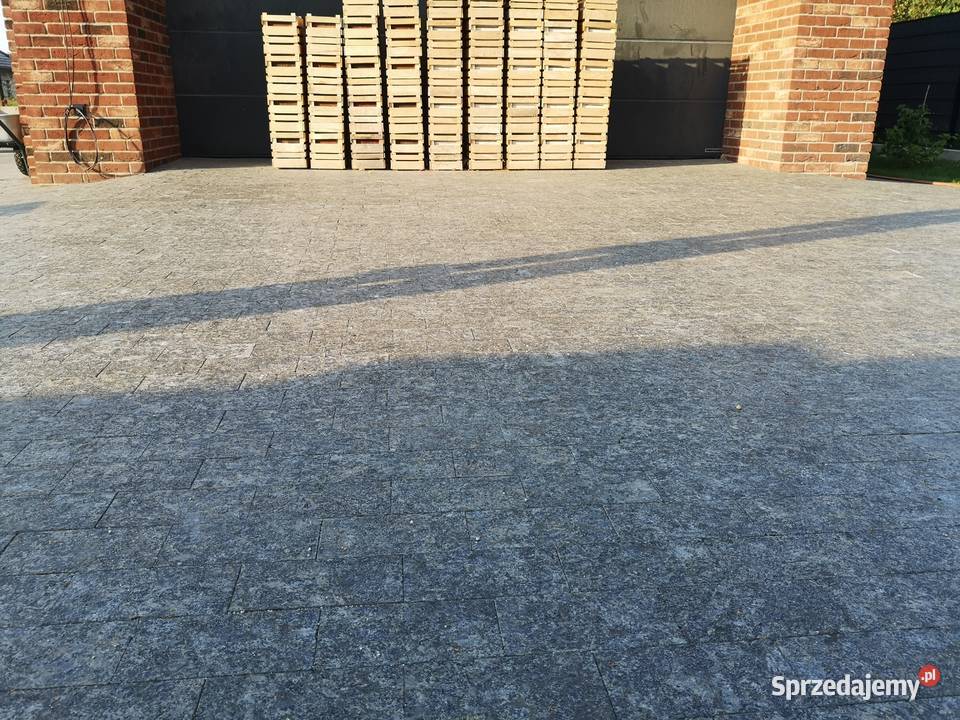 Czarna Kostka Granitowa cięta płomieniowana Warszawa sprzedam
