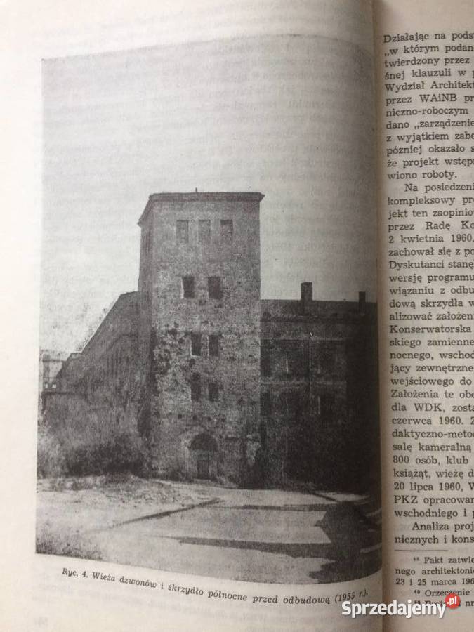 3736 Odbudowa Zamku Książąt Szczecińskich Antykwariat Szczecin