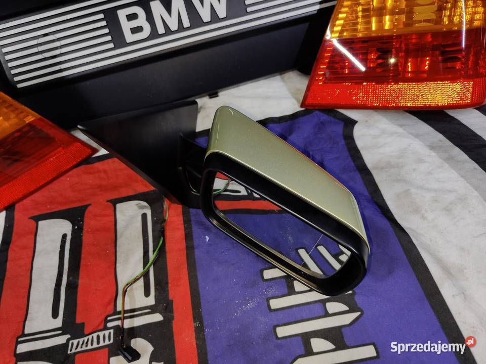 Bmw e46 compakt lusterko prawe pistaziengrun łódzkie