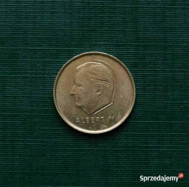 BELGIA 5 franków 1998r Napis holendersku BELGI Gliwice