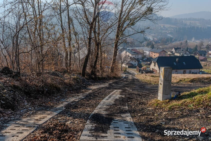Widokowa działka odkryj spokój w Beskidach polna Sprzedaż Brenna
