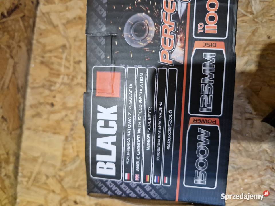 SZLIFIERKĄ KĄTOWA Z REGULACJĄ OBROTÓW 1500W