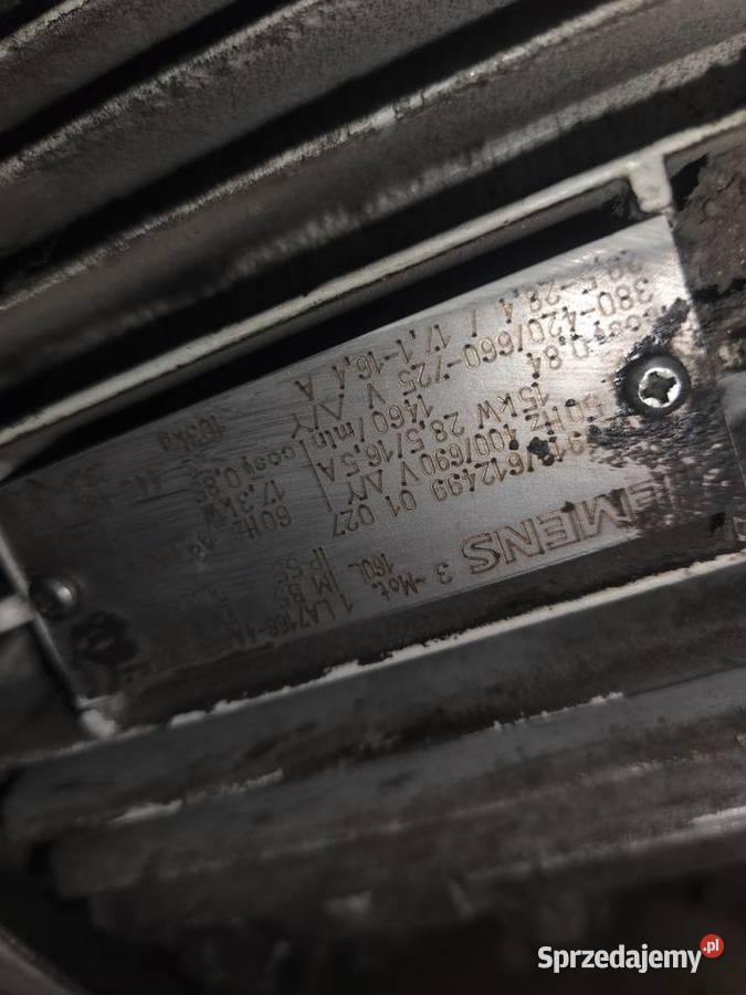 Silnik Elektryczny Siemens 15kW kujawsko-pomorskie Bydgoszcz