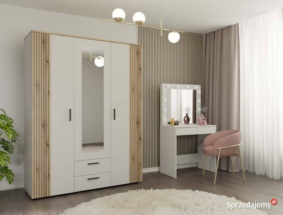 Szafa AVA 150 z lustrem i szufladami 150cm