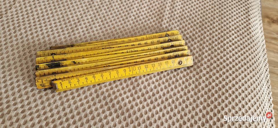 metr miarka drewniana PRL Kraków sprzedam