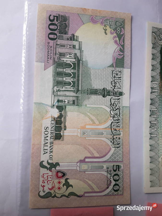 Banknot kolekcjonerski Somalia Litwa Sri Lanka Ruda Śląska