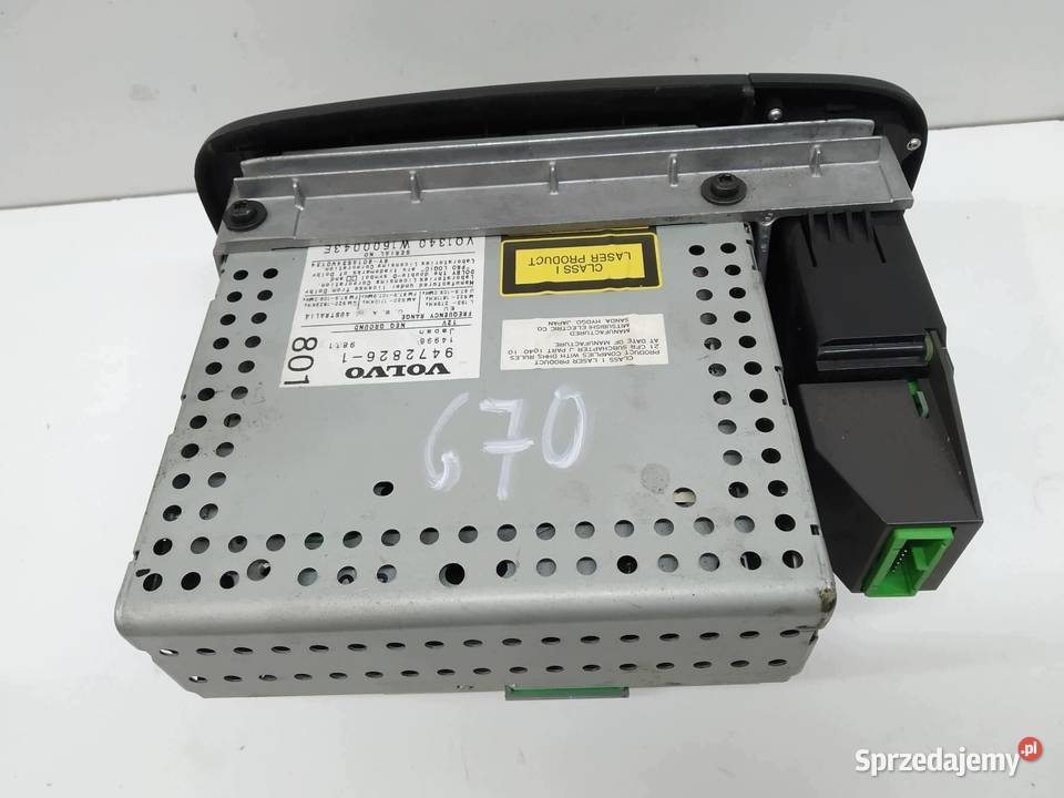RADIO 9472826 Volvo S80 I 19982006 Wyposażenie wnętrza